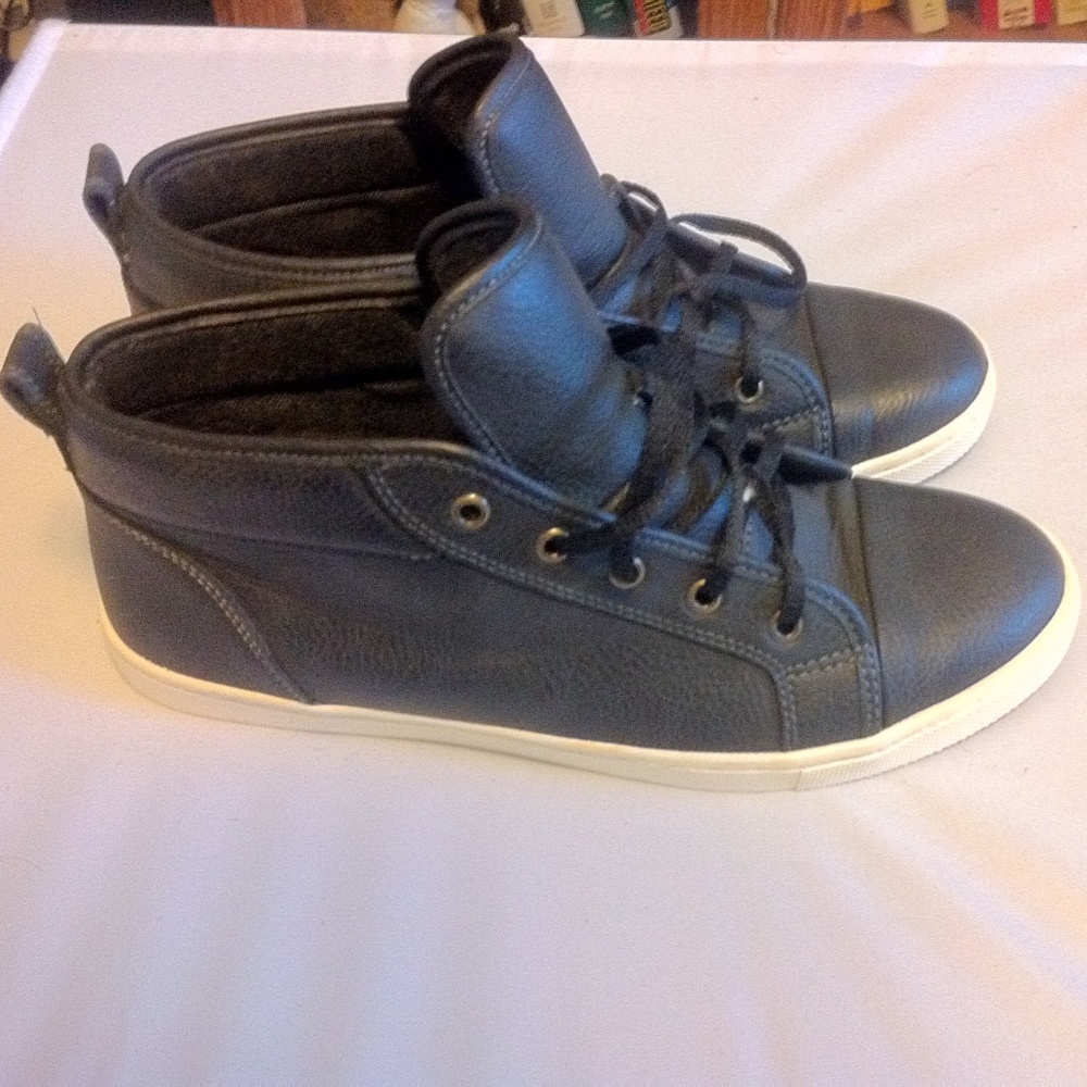 Aldo Black High Top Sneakers